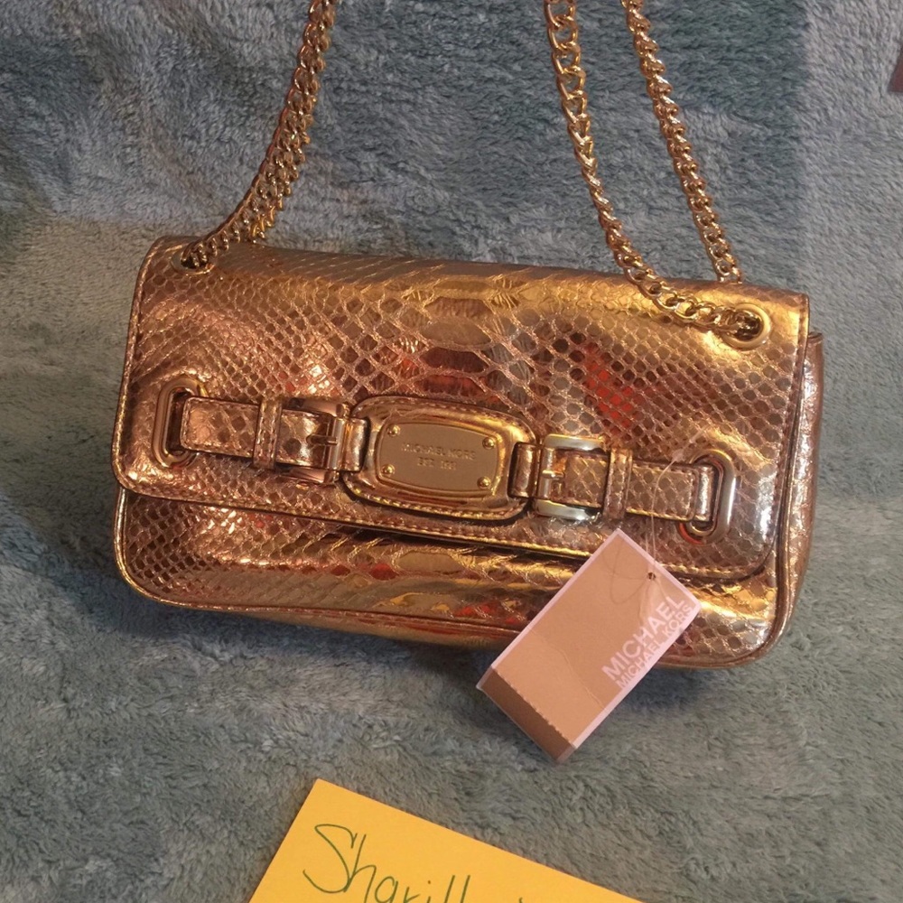 Original beautiful Gold chain Michael kors purse